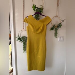 Elegant Mustard Yellow Dress